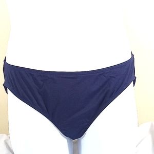 NEW Andie Bikini Bottom XL Extra Large Navy Blue Summer Vacation Swim